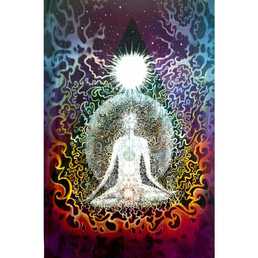 Mind Matrix Heady Art Print Tapestry by Sunshine Joy